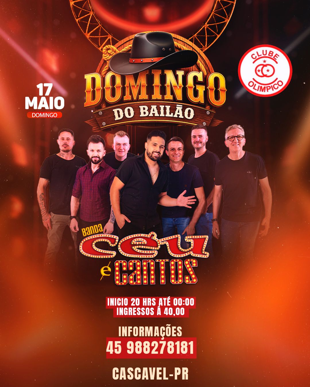 17/05  BANDA CÉU E CANTOS