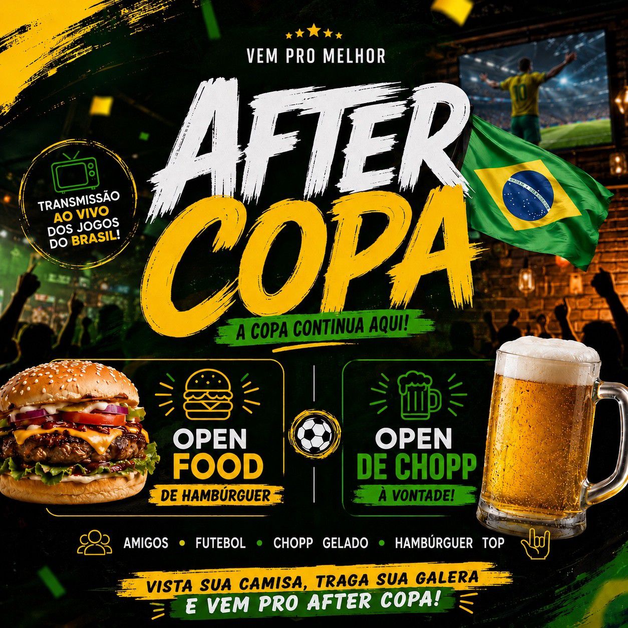 13.06  AFTER COPA  OPEN FOOD amp; CHOPP