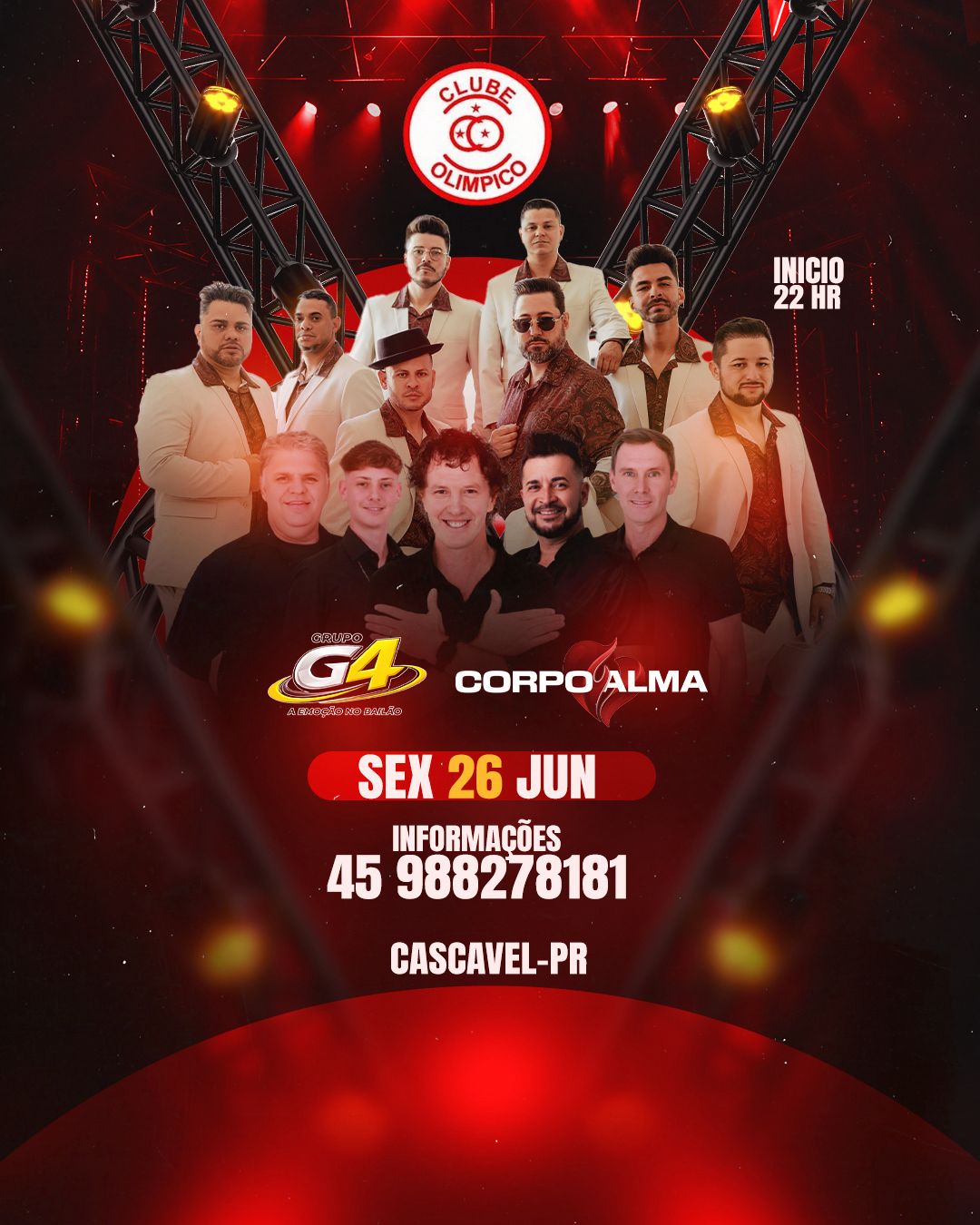 26/06  G4 + CORPO E ALMA