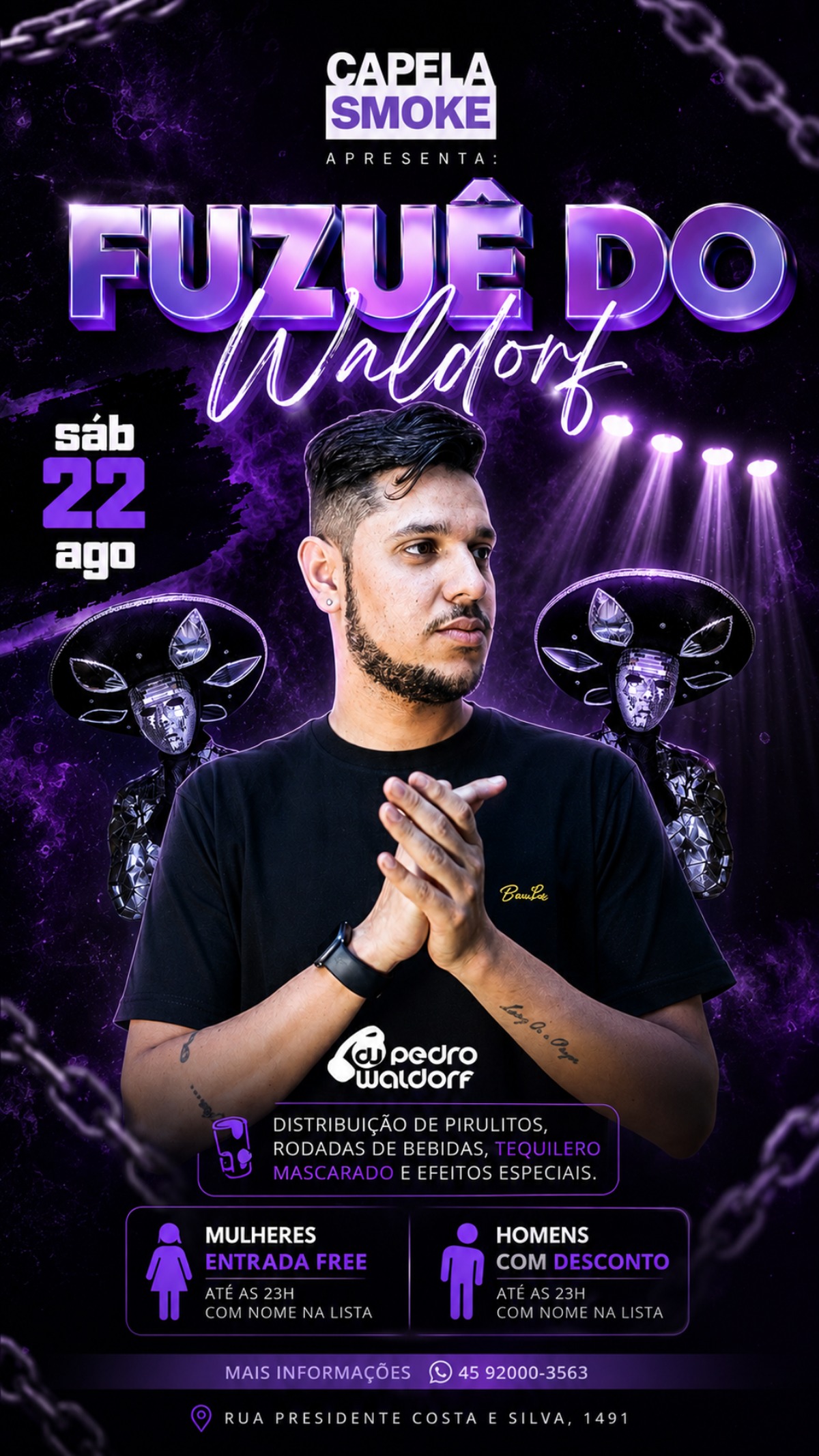 22/08  FUZUÊ DO WALDORF