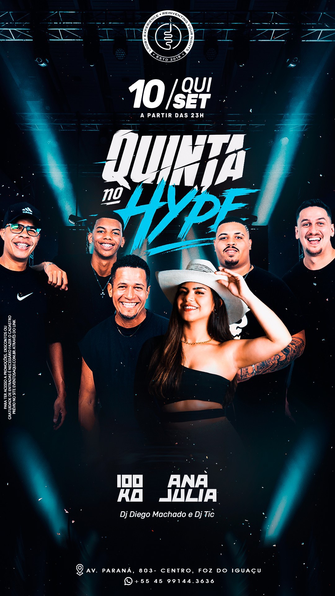 10/09 I QUINTA NO HYPE