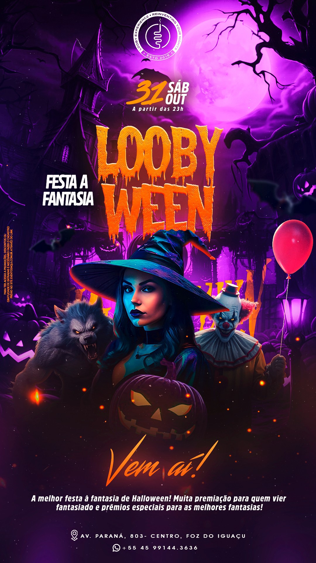 31/10 I LOOBYWEEN FESTA A FANTASIA