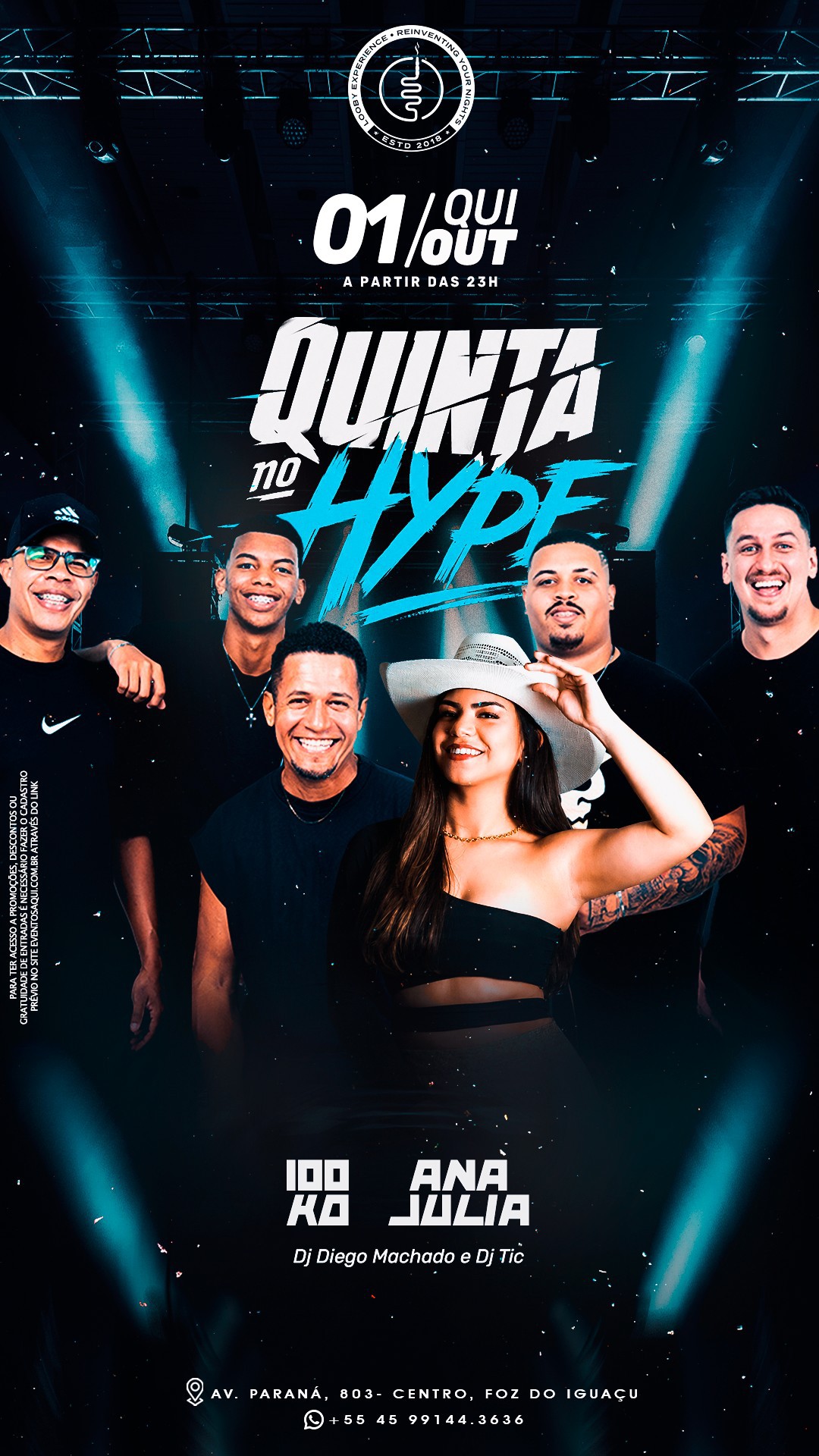 01/10 I QUINTA NO HYPE