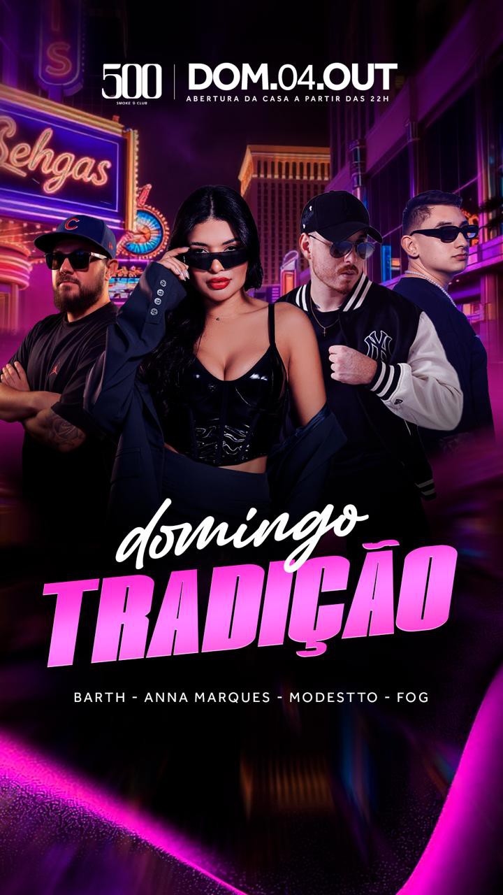 04/10 DOMINGO TRADIÇÃO