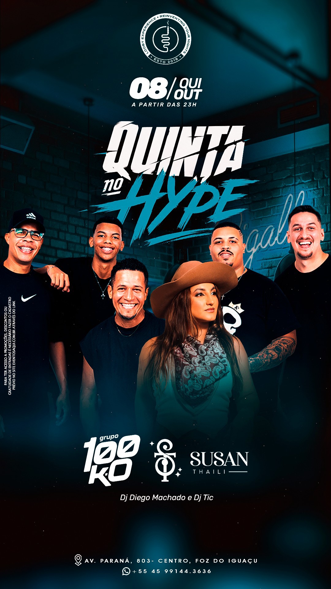08/10 I QUINTA NO HYPE