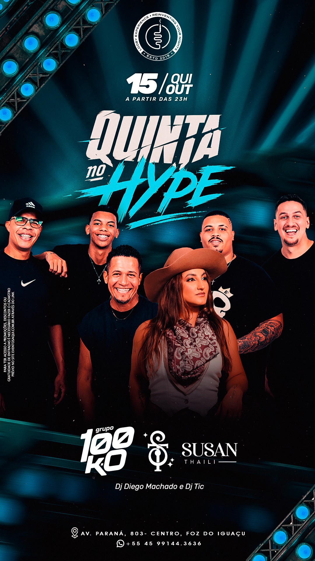15/10 I QUINTA NO HYPE