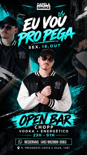 16/10  EU VOU PRO PEGA