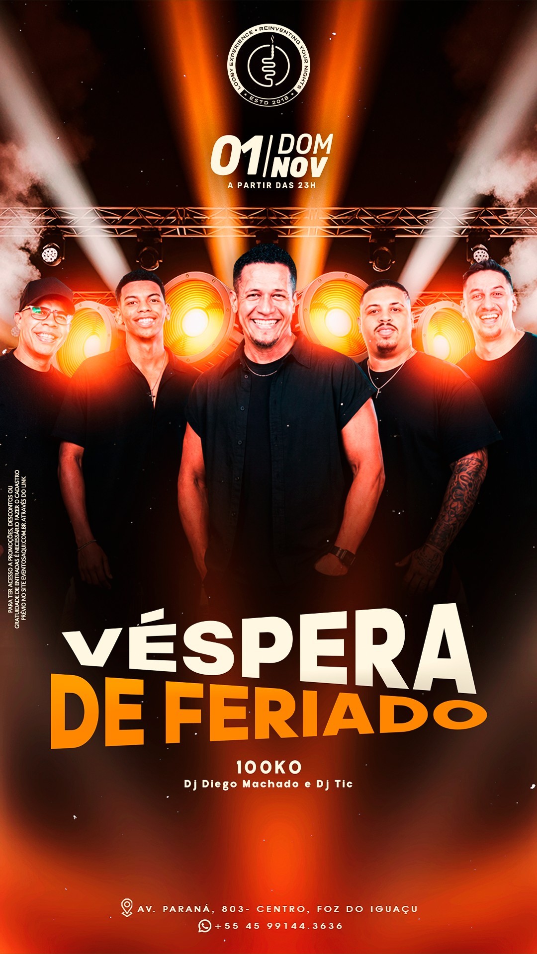 01/11 I VESPERA DE FERIADO